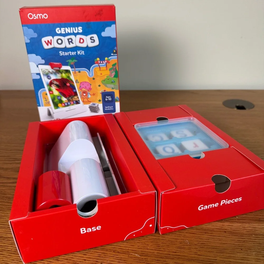 Osmo Genius Words Starter Kit Educational Spelling Game for iPad Ages 6-10